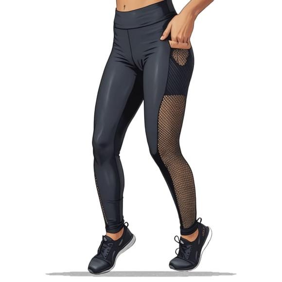 Moldes Digitais em pdf - Legging Academia Transparencia P-gg