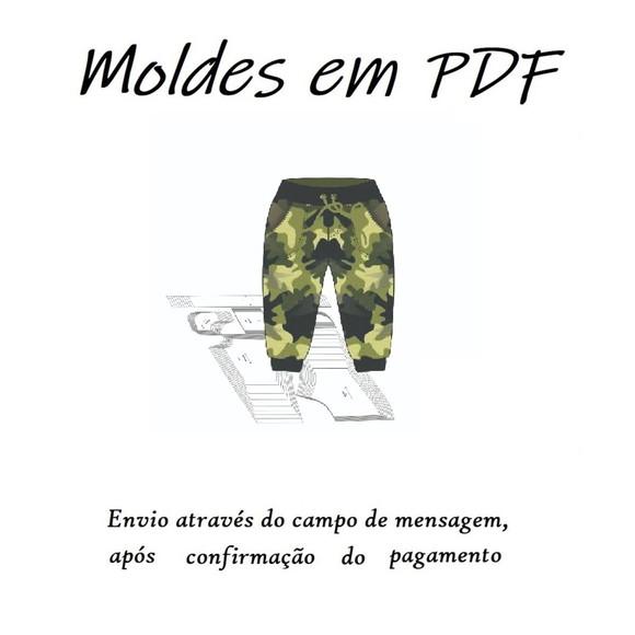 Moldes Digital - Calça Moletom Infantil Confort