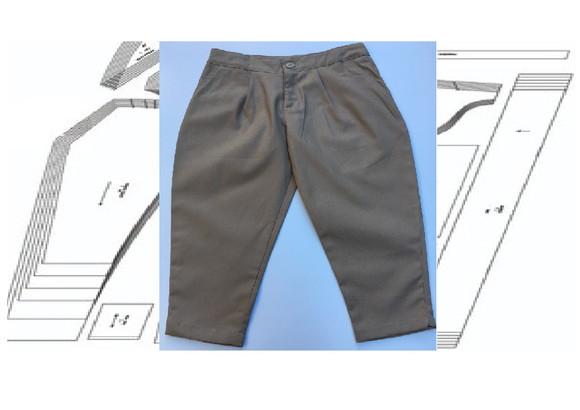 Moldes Digital Calça Social Masculina Infantil Especial pdf