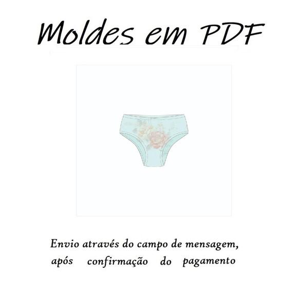 Moldes Digital Para Calcinha Larga Na Lateral Infantil