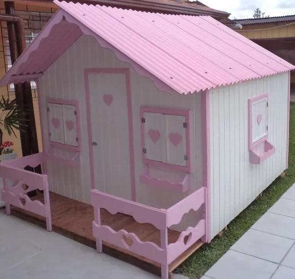 Projeto Casinha Boneca Infantil Madeira + Projeto Parquinho