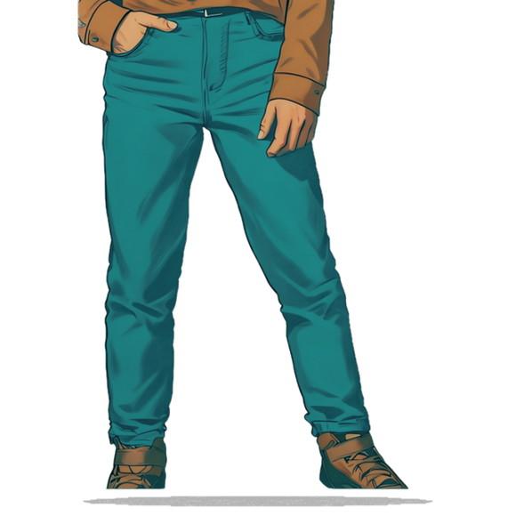 Olde para Costura em pdf de Calça Jeans Inf Unissex 2 a 16