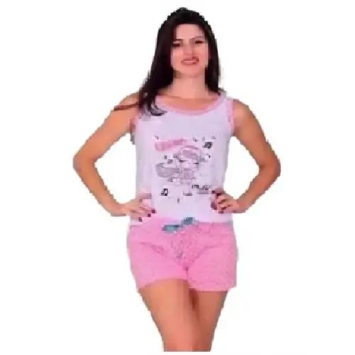 (molde Digital) Pijama Feminino Baby Doll Short Conjuntinho