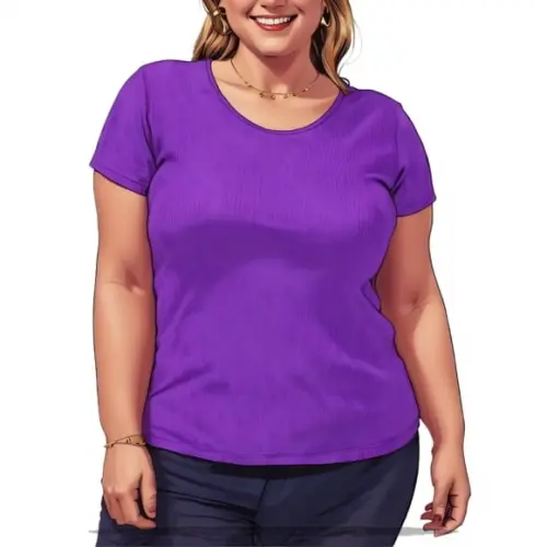 (molde em Pdf) Baby Look Trad Plus Size do Gg ao G5