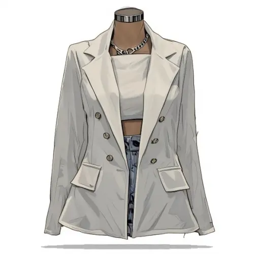 (molde em Pdf) Blazer Fem Blogueira Adulto do P ao Gg