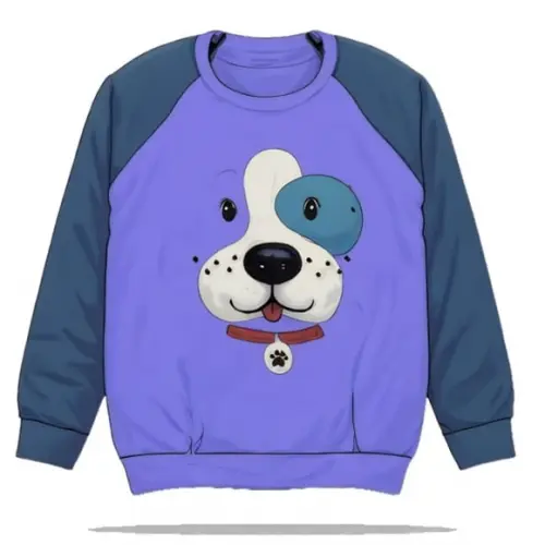 (molde em Pdf) Blusa Agasalho Moletom Raglan Inf 2 ao 14