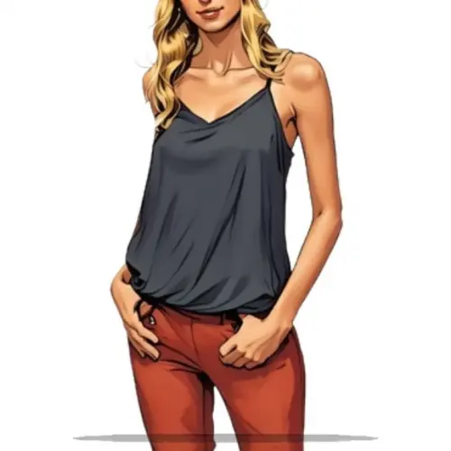 (molde em Pdf) Blusa Regata Alça Feminina 36 ao 52