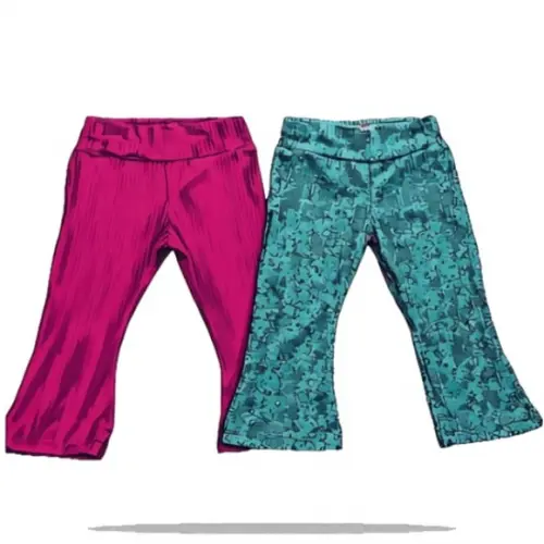 (molde em Pdf) Calça Flare Bebê P ao Gg