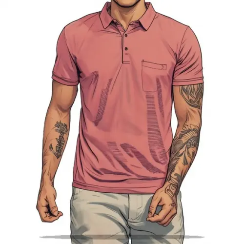 (molde em Pdf) Camisa Polo Masculina Tradicional Pp ao Gg