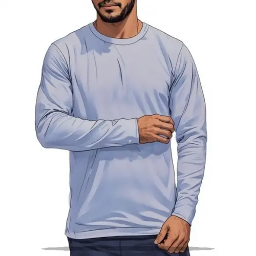 (molde em Pdf) Camiseta Adulto Masc m Longa Pp ao Gg