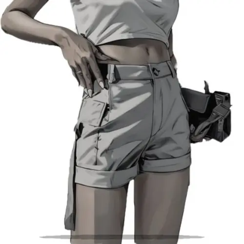 (molde em Pdf) Short Cargo Feminino do P ao Xg