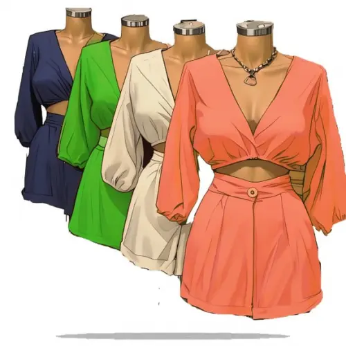 (molde em Pdf) Short e Cropped Alfaiataria Fem do P ao Gg