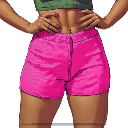 (molde em Pdf) Short Feminino com Bolso Malha Pp ao Xxg