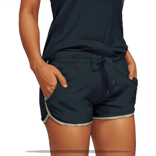 (molde em Pdf) Short Praia Surf Feminino Boleado do 34 ao 44