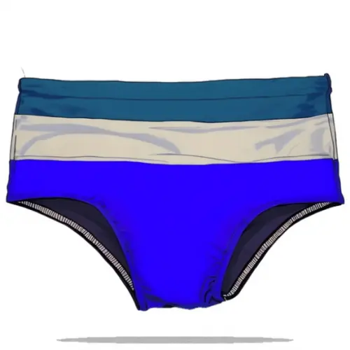 (molde em Pdf) Sunga Praia Adulto Listra do P ao Gg