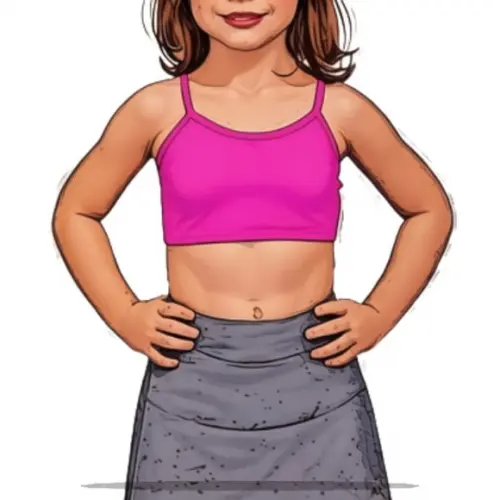 (molde em Pdf) Top Cropped Alcinha Inf 2 ao 14