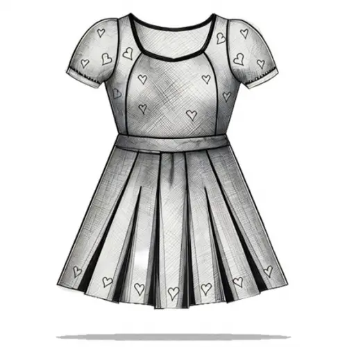 (molde em Pdf) Vestido Feminino Adulto Person Pp ao Xg