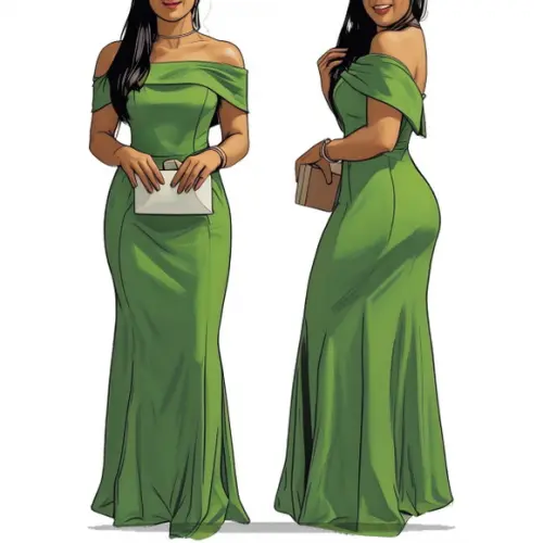 (molde em Pdf) Vestido Longo Tomara Caia Malha P ao Gg