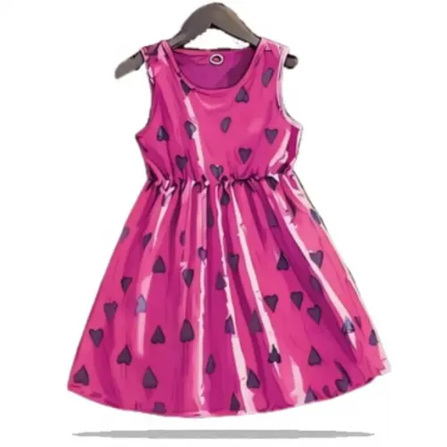 (molde em Pdf) Vestido Malha Infantil com Viés 2 a 12 Anos