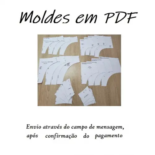 Kit Moldes Modelagem Calcinh Básica Tanga + Calcinha Senhora