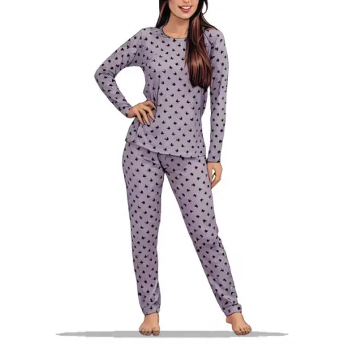 Modelagem Conj Pijama Longo Tradicional Fem Pp ao Gg em pdf