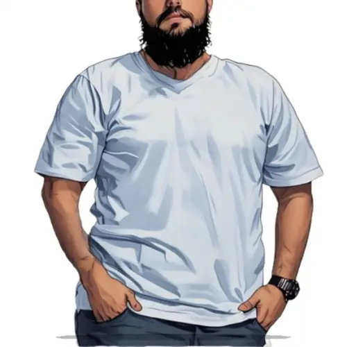 Modelagem Digital em pdf Camiseta Trad Plus Size Masc Gg-g5
