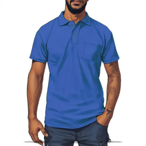 Modelagem Digital em pdf de Camisa Masc Polo do Pp ao Gg