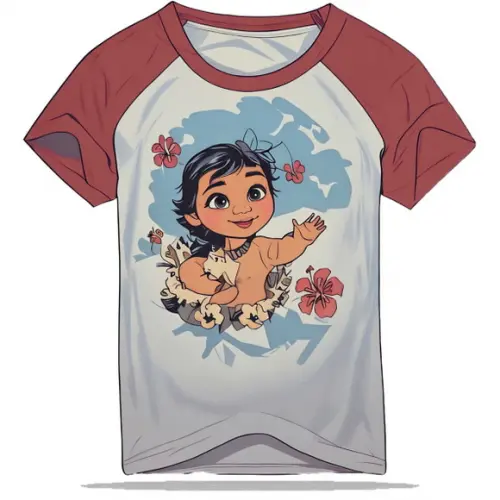 Modelagem Digital em pdf de Camiseta Raglan Infantil 2 a 16