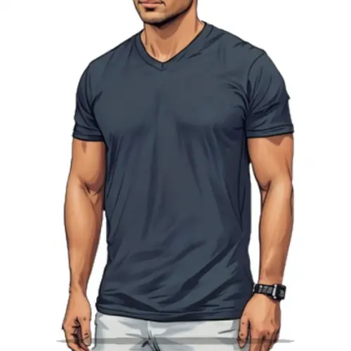 Modelagem Digital em pdf de Camiseta Trad Gola V do Pp ao Xg
