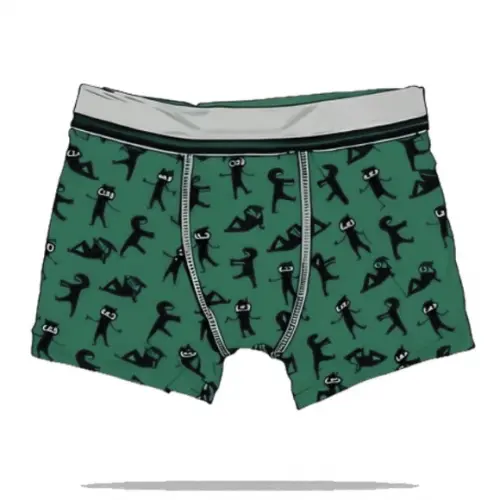 Modelagem Digital em pdf de Cueca Boxer Infantil 2 a 14 Anos