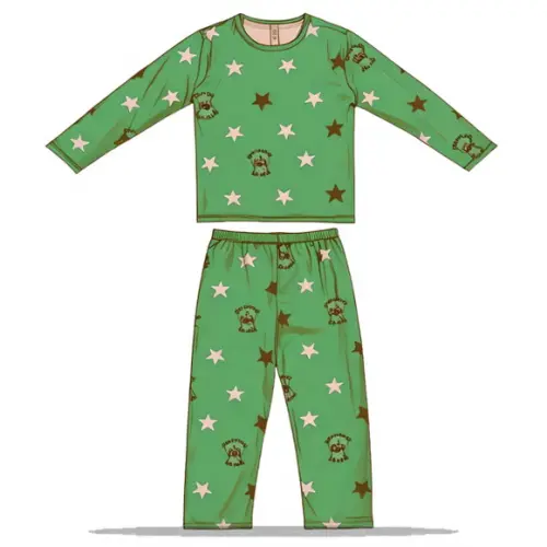 Modelagem Digital em pdf de Pijama Bebê Inverno Rn a 1 Ano