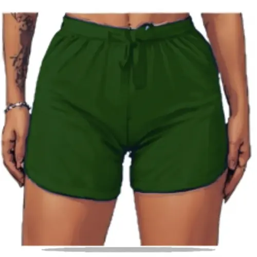 Modelagem Digital em pdf de Short Malha Fem Pp ao Xxg