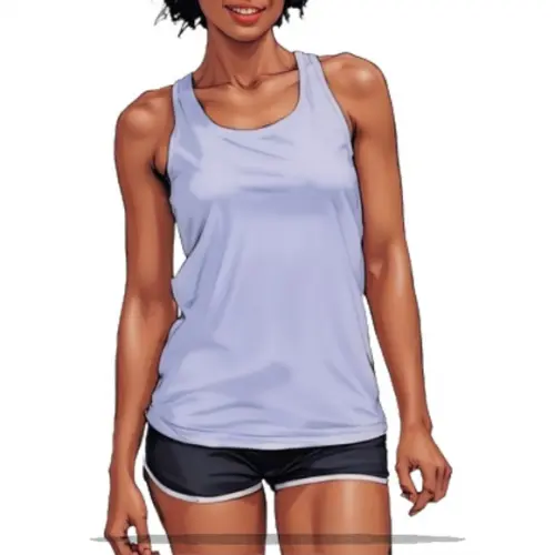 Modelagem Digital em pdf de Regata Fem Tradicional Pp ao Gg