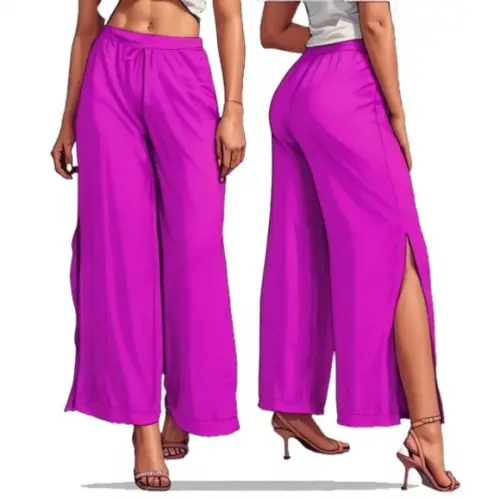 Modelagem Digital em pdf Pantalona Fenda Cós Elastico P - Gg