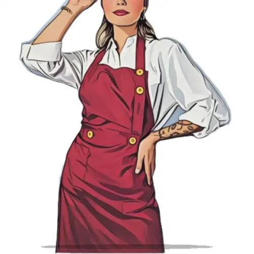 Modelagem em pdf de Avental Cozinha Fem Lindo P ao Xxg