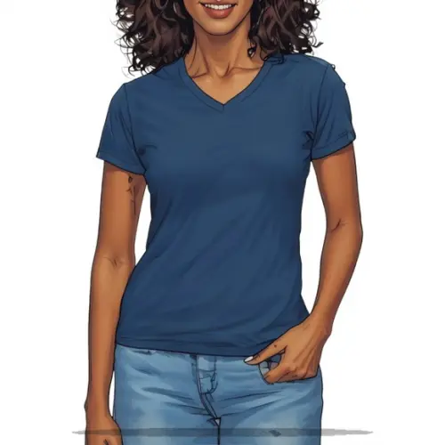 Modelagem em pdf de Baby Look Gola V Fem Blusinha do Pp - Gg