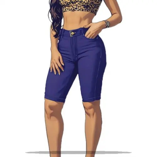 Modelagem em pdf de Bermuda Jeans Fem Adulto 36 ao 50