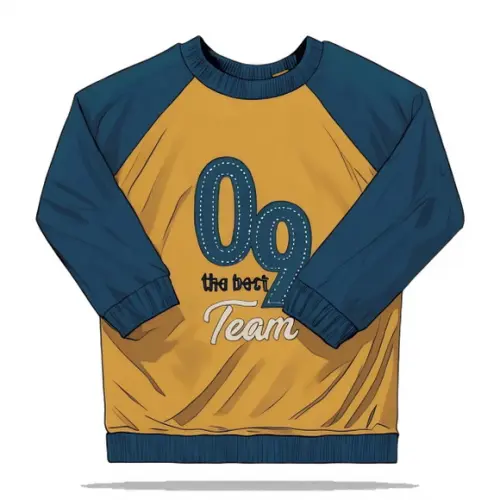 Modelagem em pdf de Blusa Agasalho Moletom Raglan Inf 2 - 14