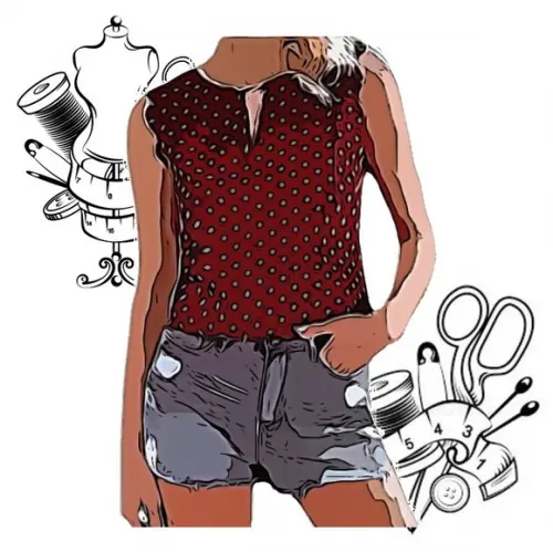 Modelagem em pdf de Blusa Fem Manga Abaulada Pp ao Gg #32
