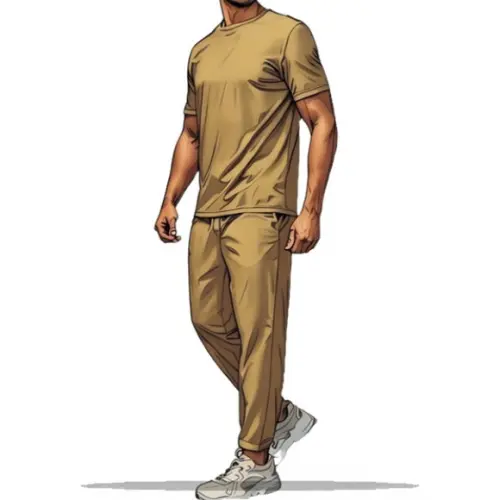 Modelagem em pdf de Calça e Camiseta Fitness Masc P ao Gg