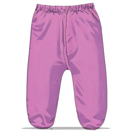 Modelagem em pdf de Calça Mijao Bebe Rn a 12 Meses