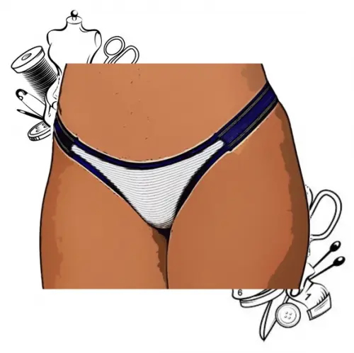 Modelagem em pdf de Calcinha Fio Dental P ao Gg #36