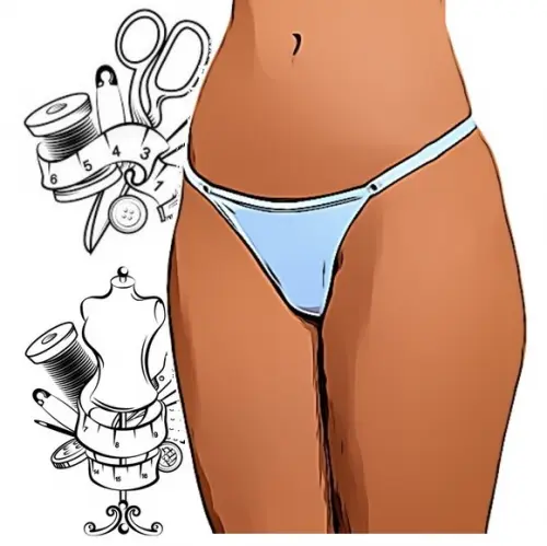 Modelagem em pdf de Calcinha String Dental Pp ao Gg #249