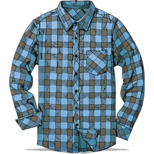 Modelagem em pdf de Camisa Masc Xadrez Adulto do P ao Xxg