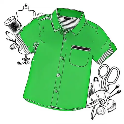 Modelagem em pdf de Camisa Social Inf Tam 1 ao 12 #18