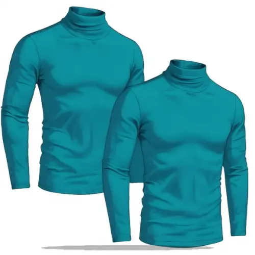 Modelagem em pdf de Camisa Termica Prot Uv Gola Alta P - Xxg