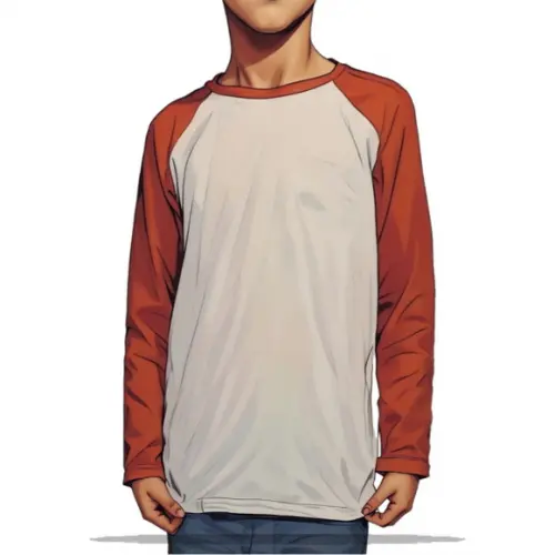 Modelagem em pdf de Camiseta m Longa Inf Raglan 2 a 16 Anos