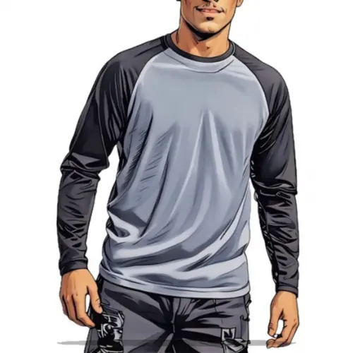 Modelagem em pdf de Camiseta Raglan m Longa Plus Size Gg-g5