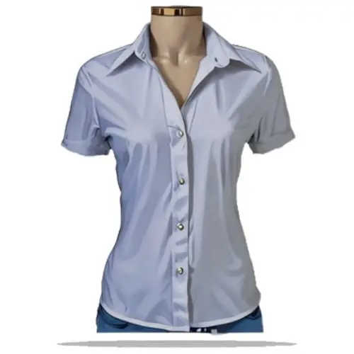 Modelagem em pdf de Camisete Fem 2 Opções de Manga P ao Gg