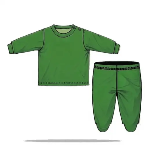 Modelagem em pdf de Conj de Blusa e Calça Bebê Rn ao Gg